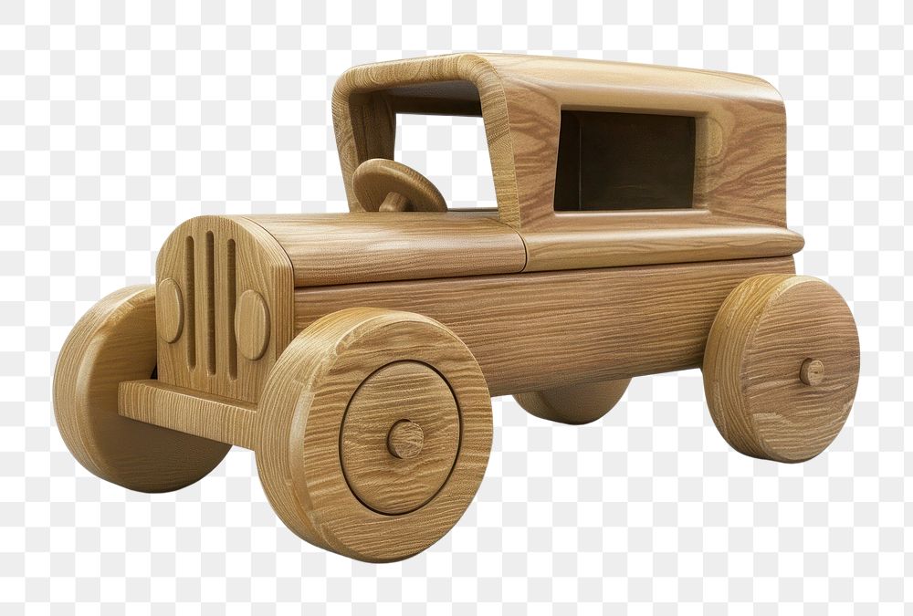 PNG Car wood toy transportation.