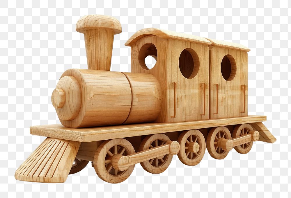 PNG Train train wood toy.