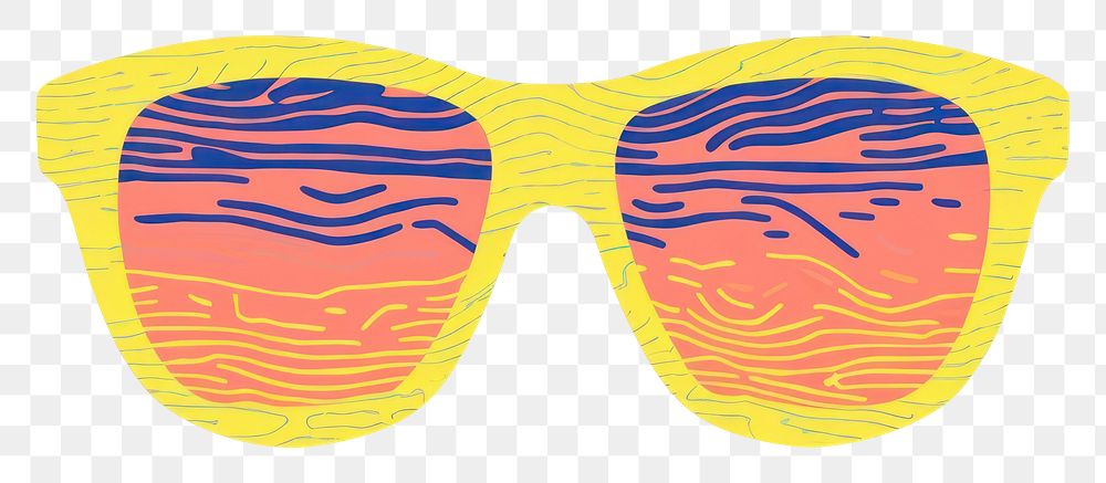 PNG A vector graphic of sunglasses accessories accessory diaper.