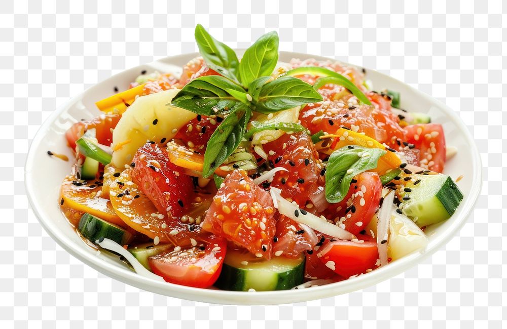 PNG Fruit vegetable salad rojak food grapefruit platter.