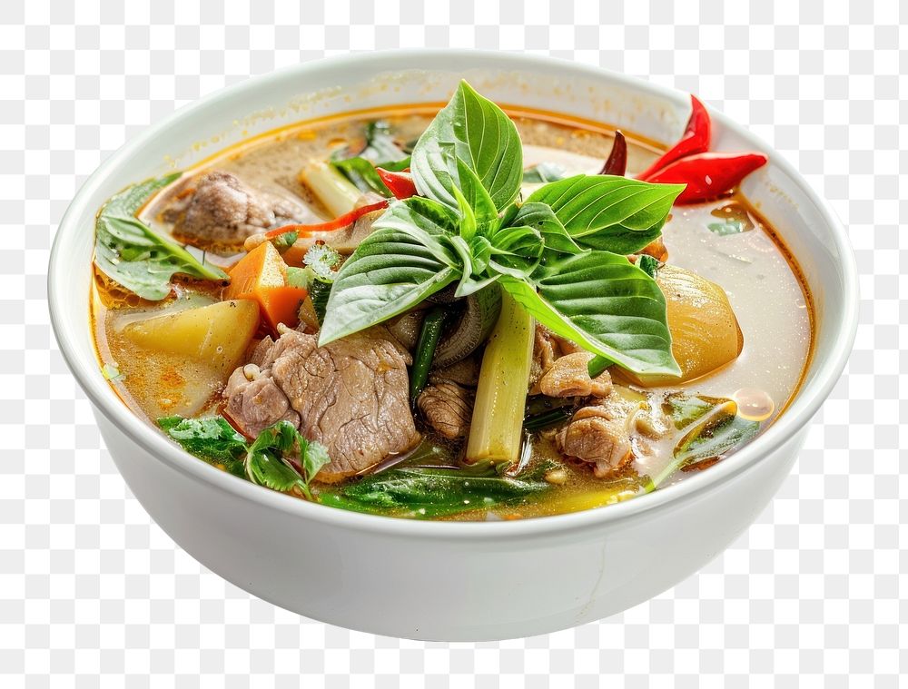 PNG Kaeng Nor Mai food soup mutton.