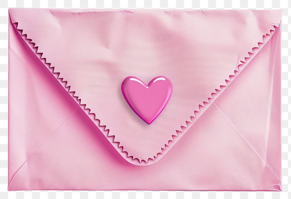 PNG Pink valentines letter envelope mail.