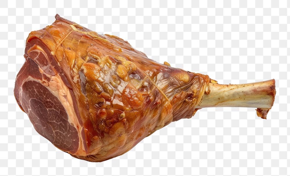 PNG  Ham leg mutton food meat.