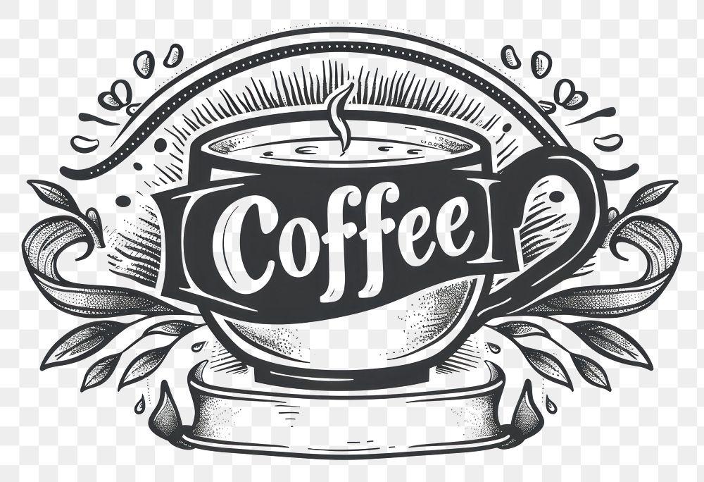 PNG Coffee Shop Logo logo cup diaper.