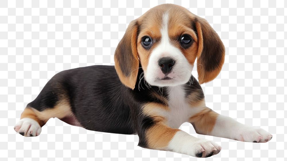 PNG Beagle puppy animal canine.