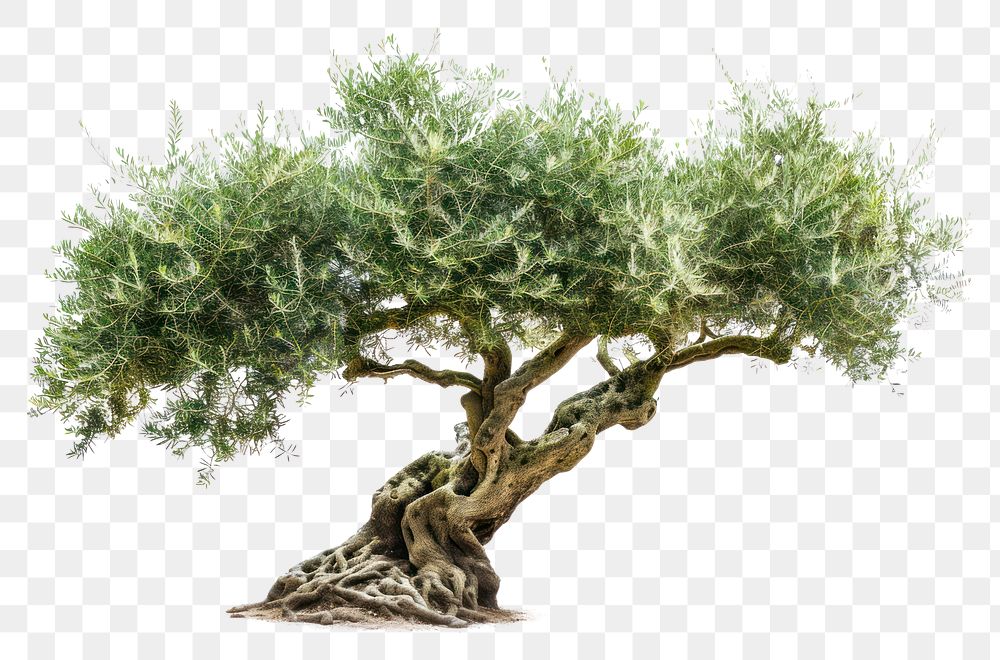 PNG Olive tree vegetation conifer bonsai.