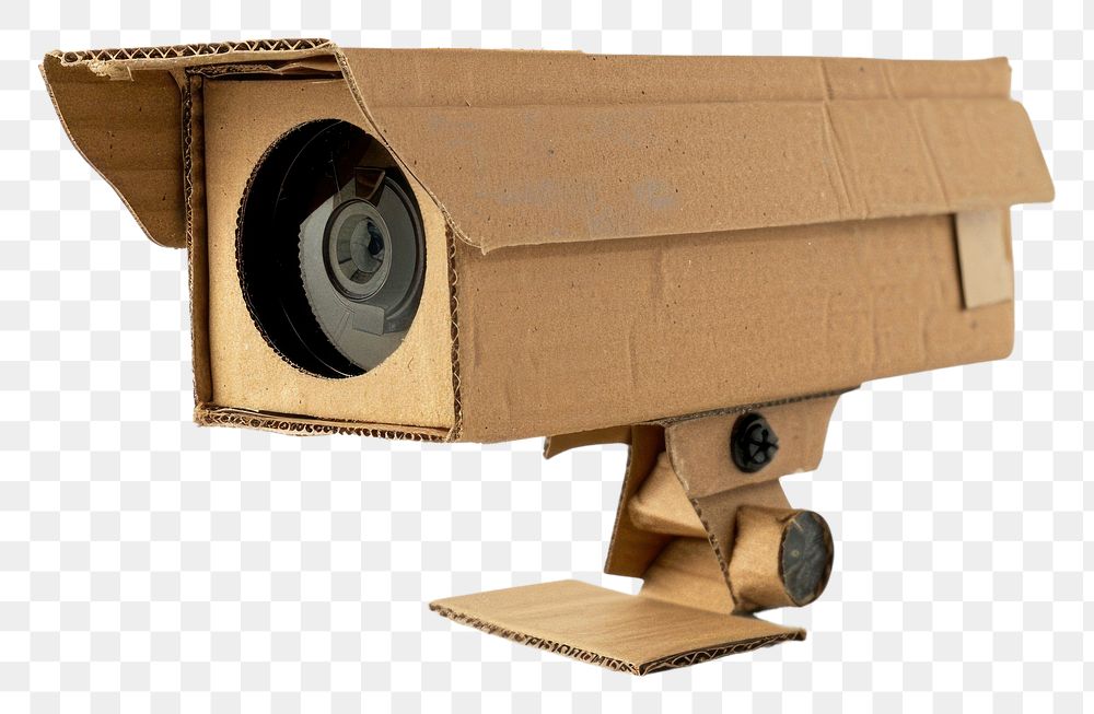 PNG CCTV cardboard electronics letterbox.