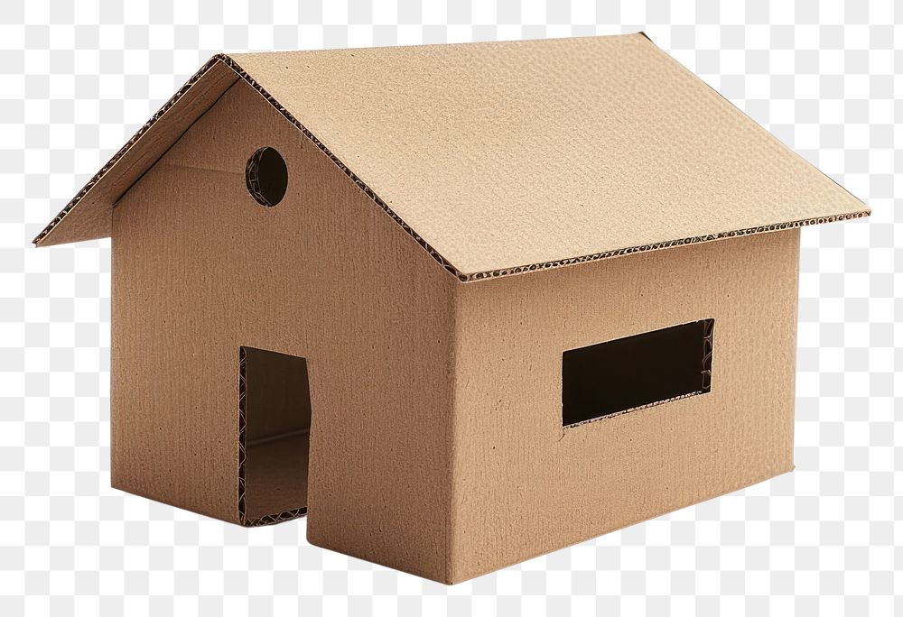 PNG Home cardboard letterbox mailbox.