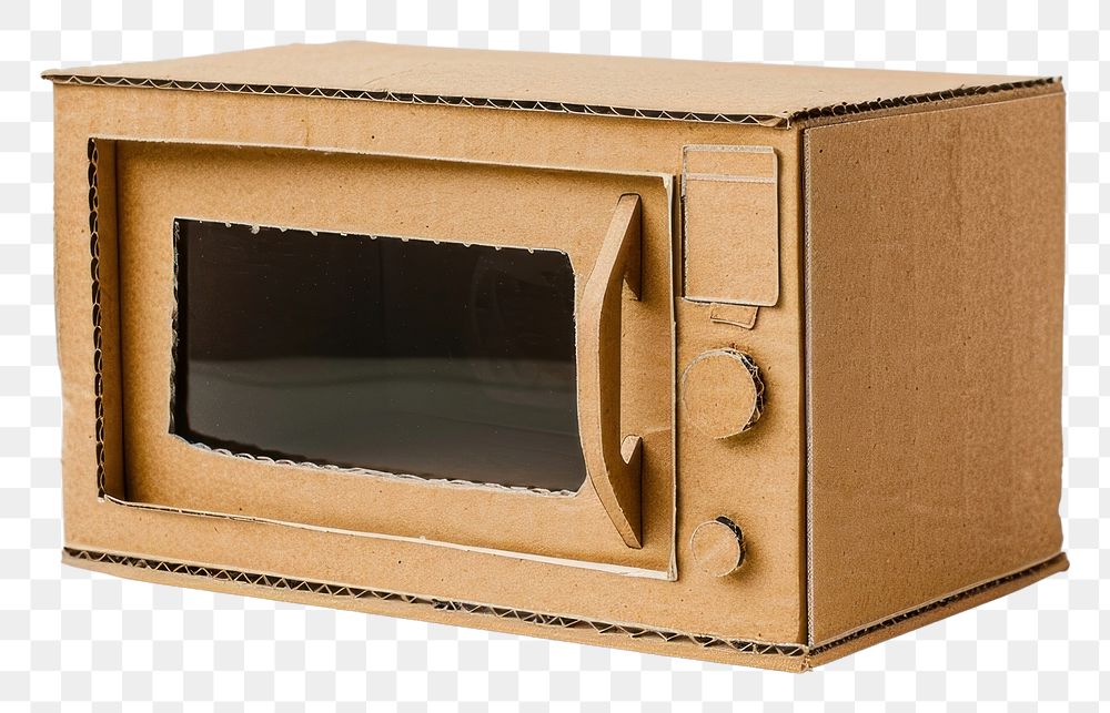 PNG Microwave cardboard letterbox mailbox.