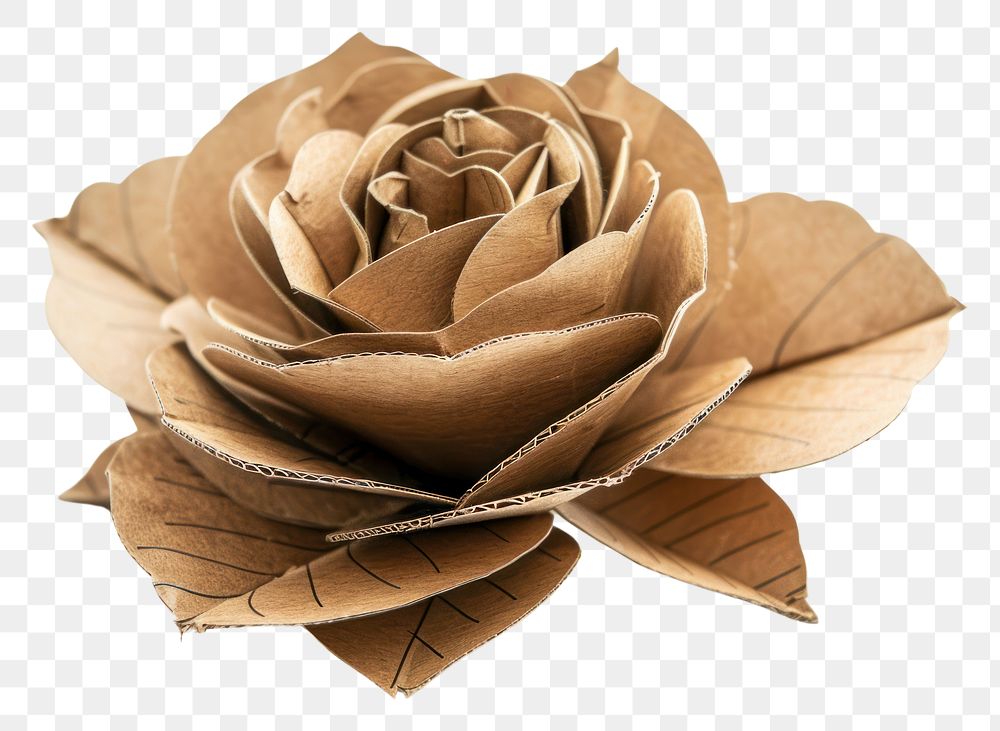 PNG Rose cardboard paper rose