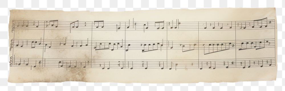 PNG Music notes paper white background handwriting.