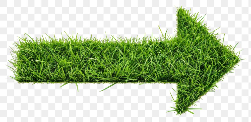PNG Arrow shape lawn grass football soccer