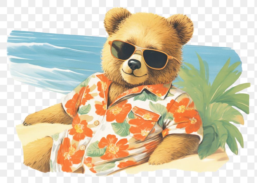 PNG Accessories teddy bear sunglasses accessory.