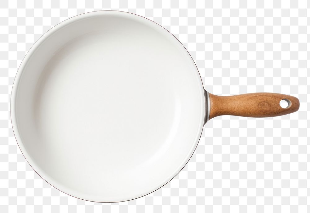 PNG White ceramic pan white background simplicity tableware.