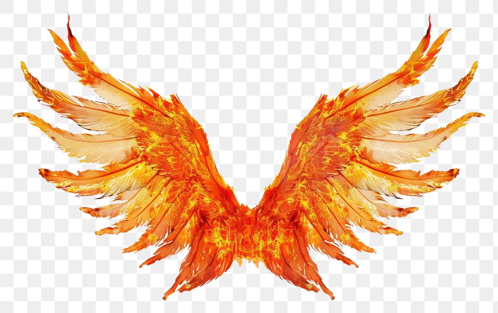 PNG  Fire angel wings white background accessories creativity.