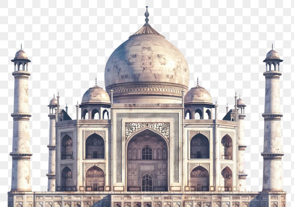 PNG Taj Mahal architecture taj mahal landmark.
