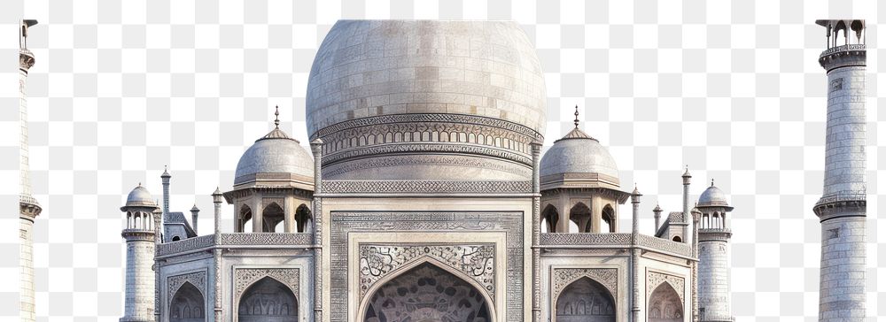 PNG Taj Mahal architecture taj mahal landmark.