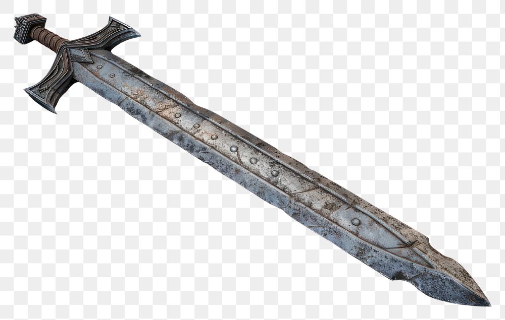 PNG Viking sword weaponry bronze dagger.