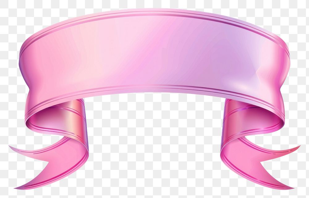 PNG Gradient Ribbon pink gliter ribbon white background celebration.