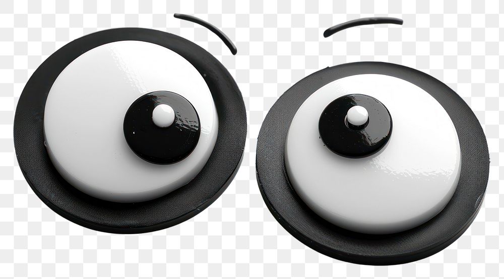 PNG Googly eyes cartoon black white.