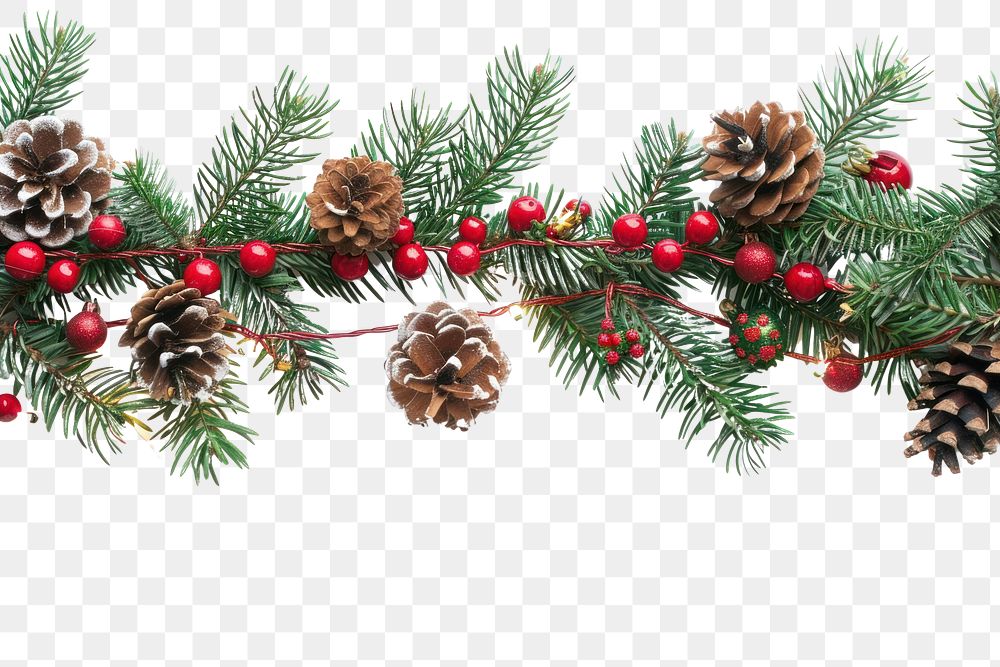 PNG Christmas border with fir branches christmas backgrounds plant.