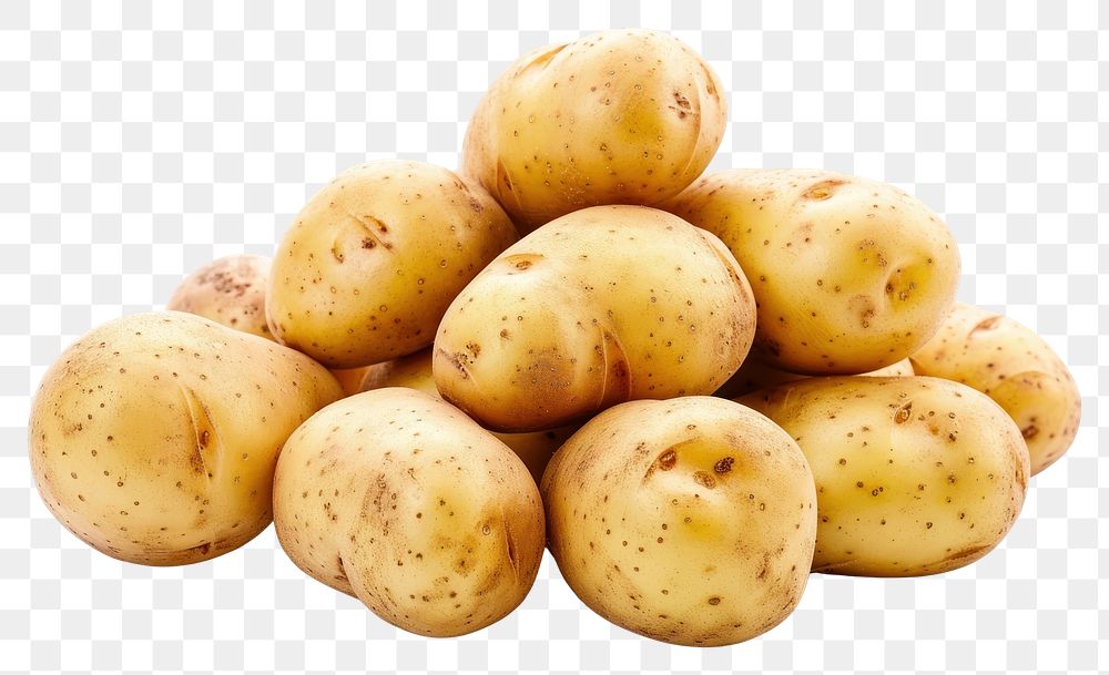 PNG Fresh potatoes vegetable produce plant.