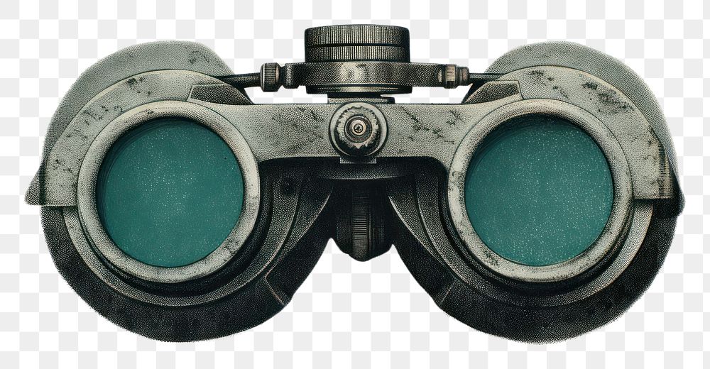 PNG Binoculars surveillance technology security.