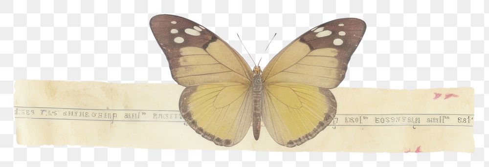 PNG Butterfly animal insect paper.