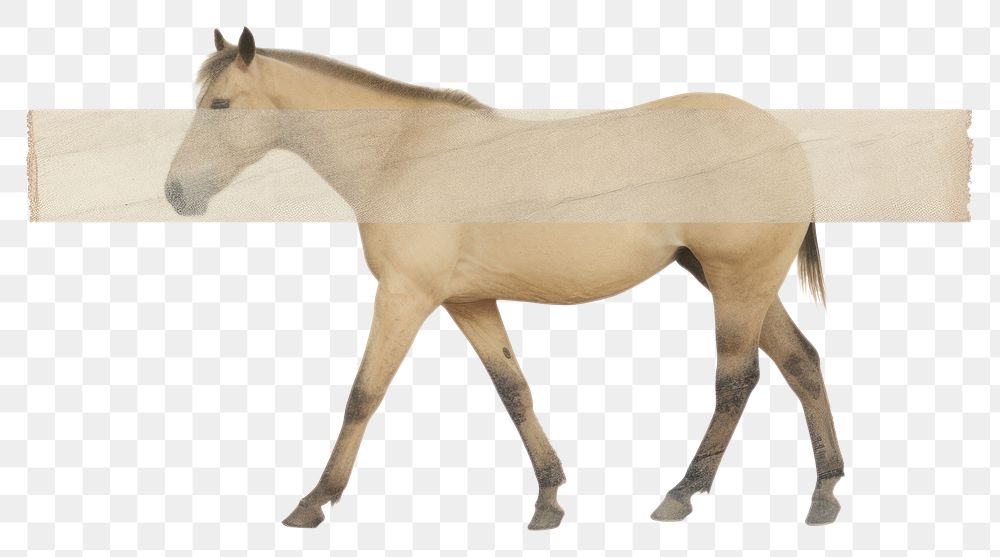 PNG Animal mammal horse white background.