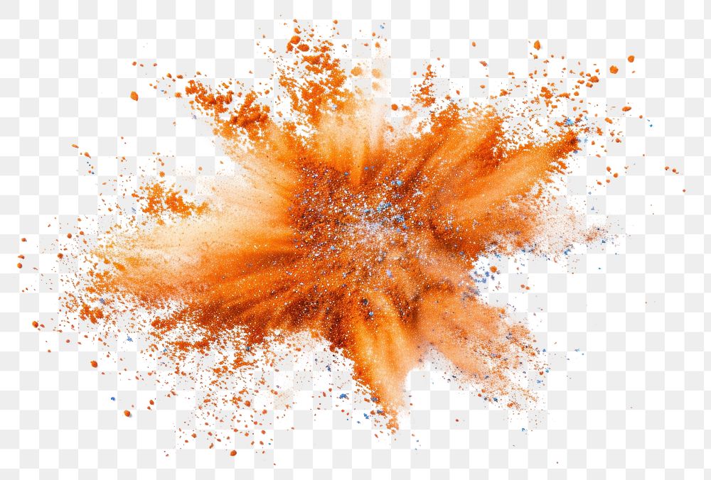 PNG Spices powder burst bonfire stain flame.