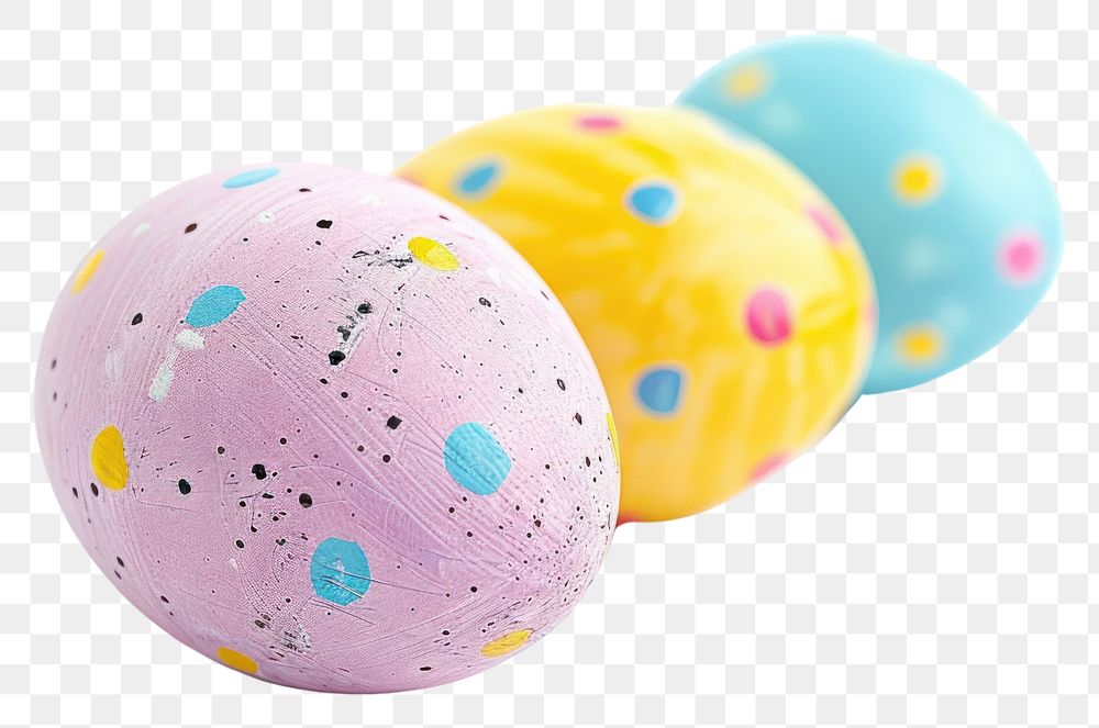 PNG Easter egg ball white background celebration.