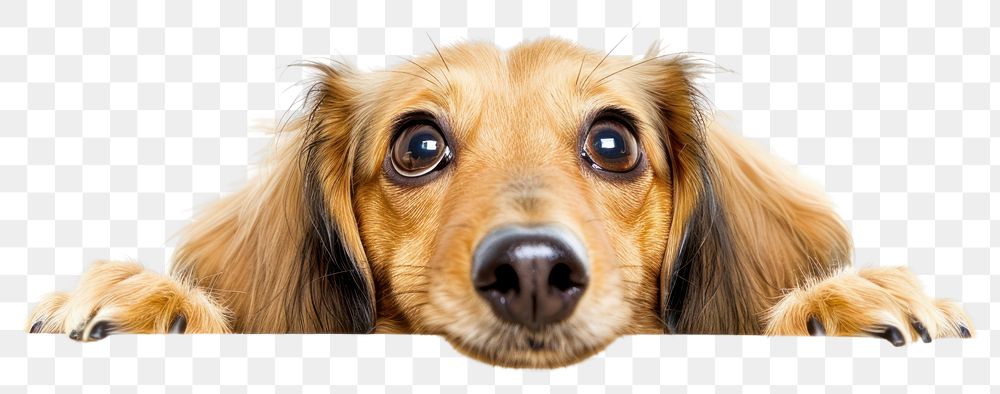 PNG Dachshund dachshund peeking mammal