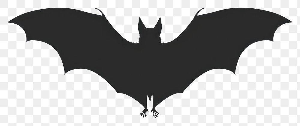 PNG Bat silhouette clip art bat logo monochrome.