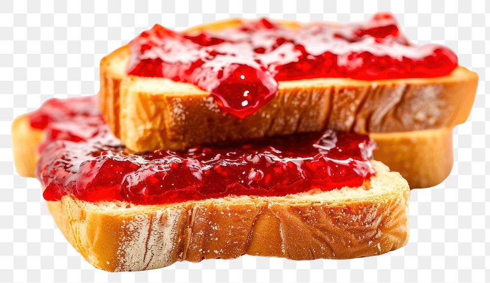 PNG  Toast jam ketchup bread.
