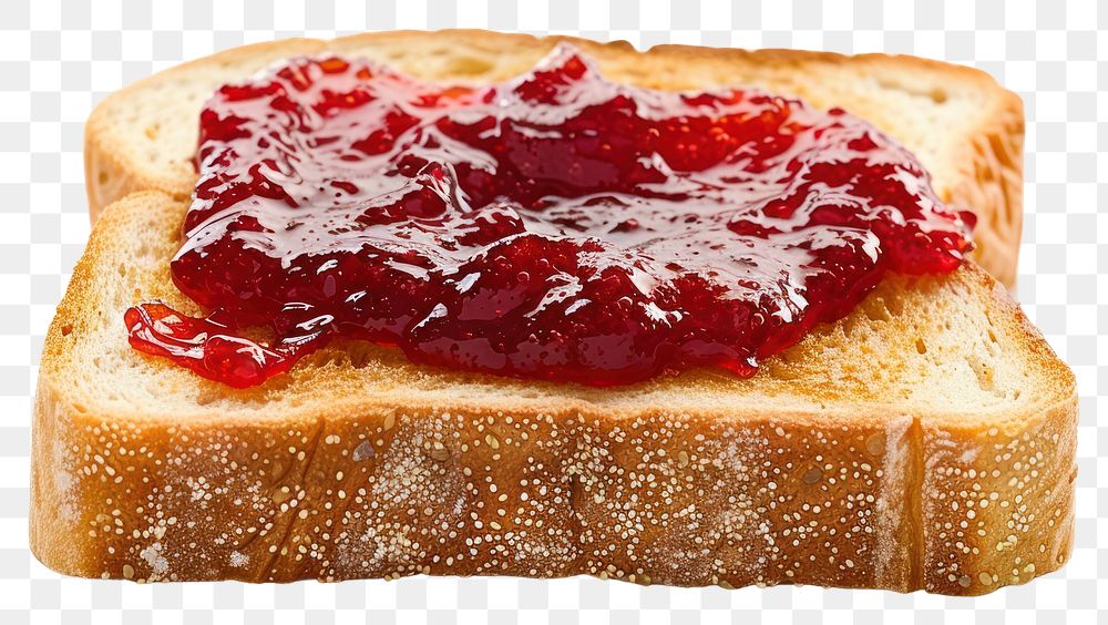 PNG  Toast jam ketchup bread.