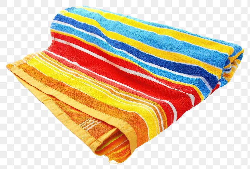 PNG  Folded beach towel blanket diaper bath towel
