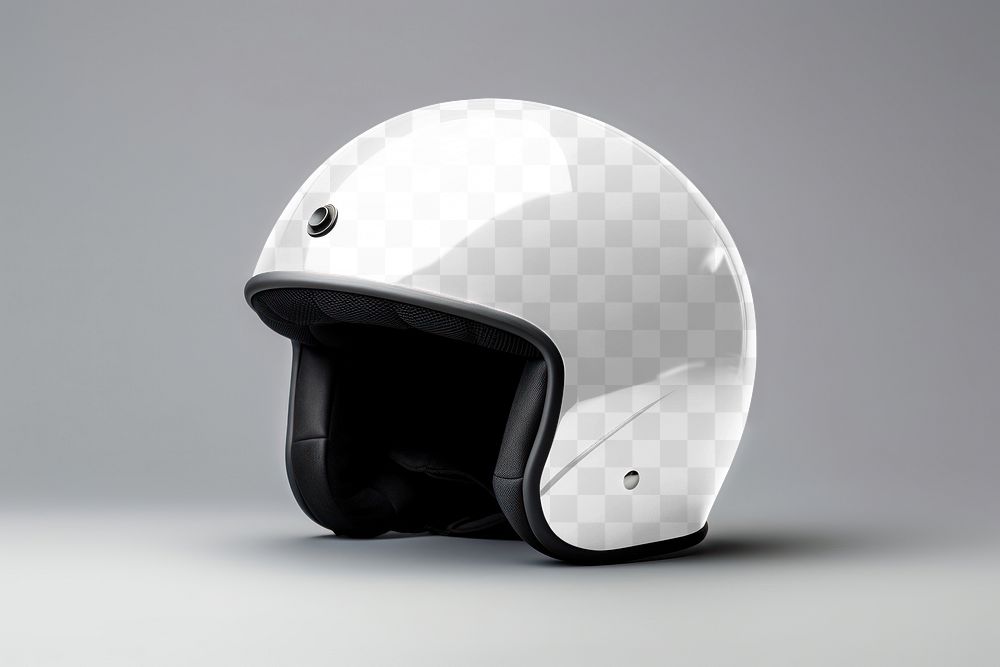 Helmet png mockup, transparent design