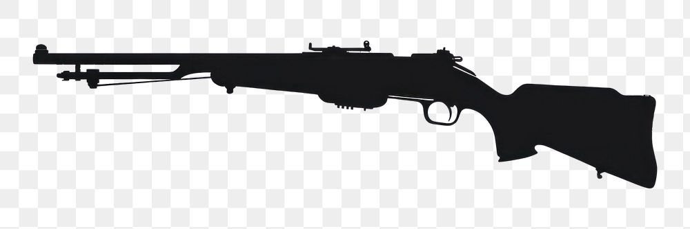 PNG  Gun rifle weaponry firearm.