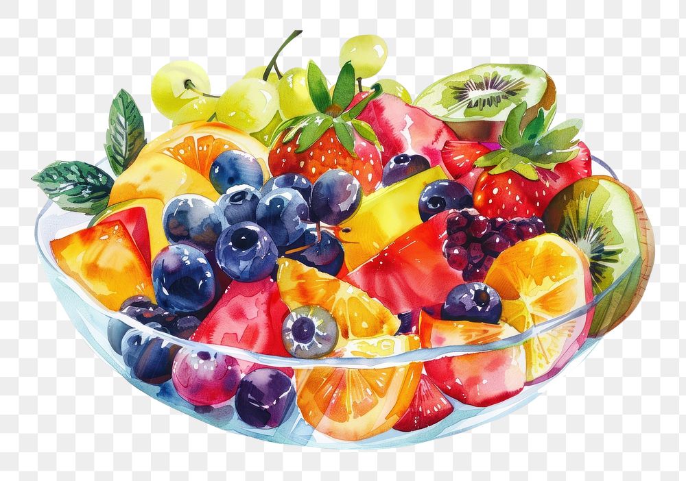 PNG Fruit salad blueberry platter produce