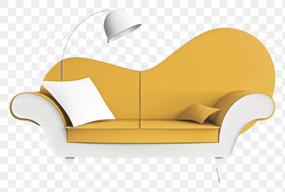 PNG Furniture sofa lamp architecture.