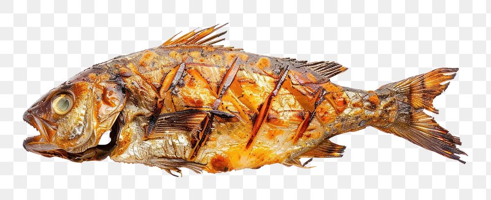 PNG Grilled fish animal sea life.