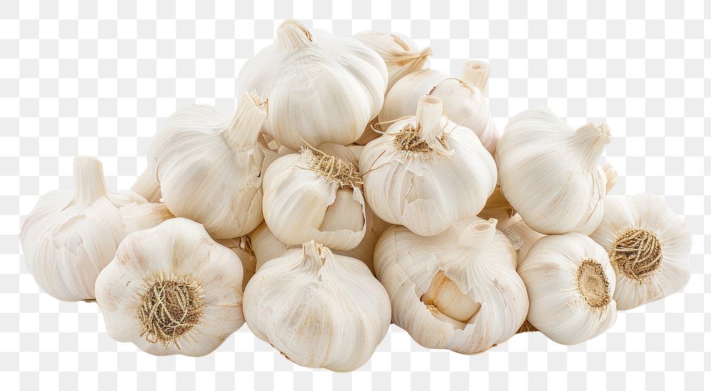 PNG Photo of pile of garlics vegetable produce person