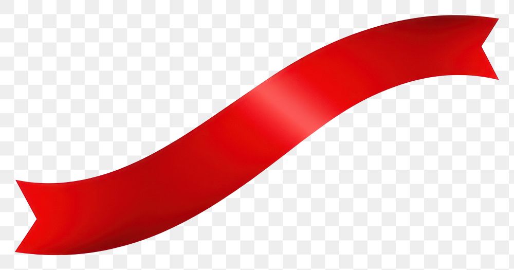 PNG Ribbon red white background copy space.