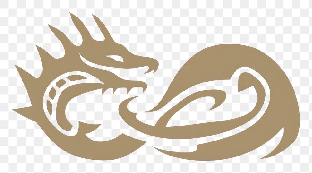 PNG  Dragon divider ornament logo calligraphy creativity.