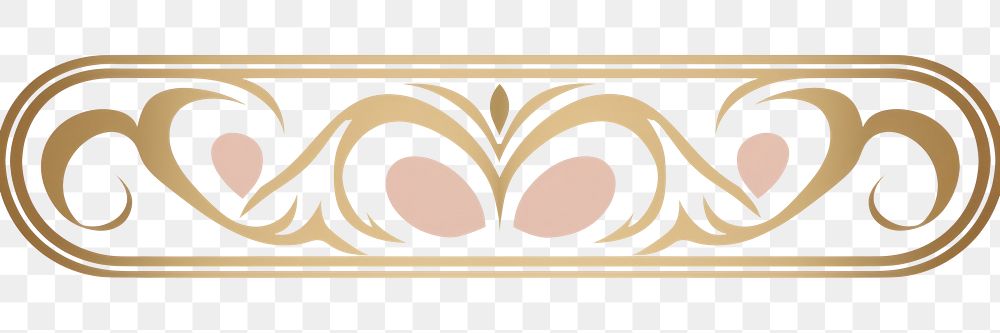 PNG  Hearts divider ornament pattern white background graphics.