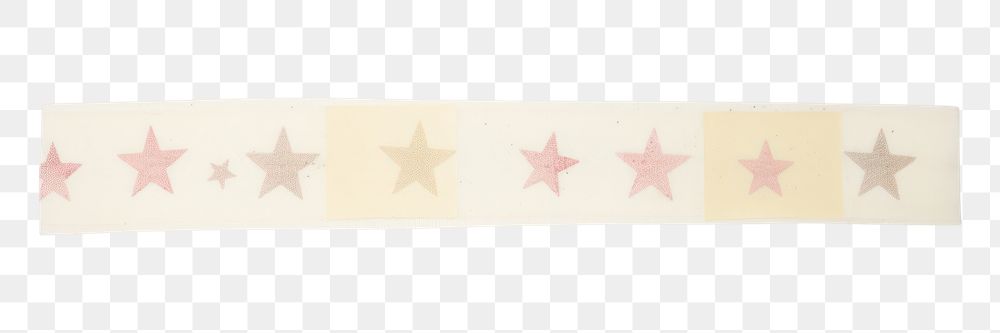 PNG Adhesive tape is stuck on star sparkle ephemera collage white background nursery textile.