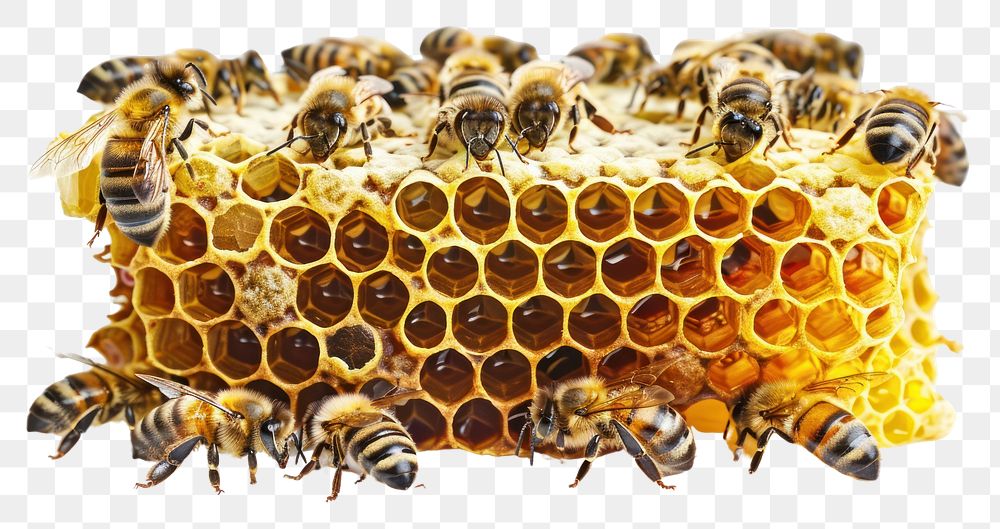 PNG Invertebrate bumblebee honeycomb andrena.