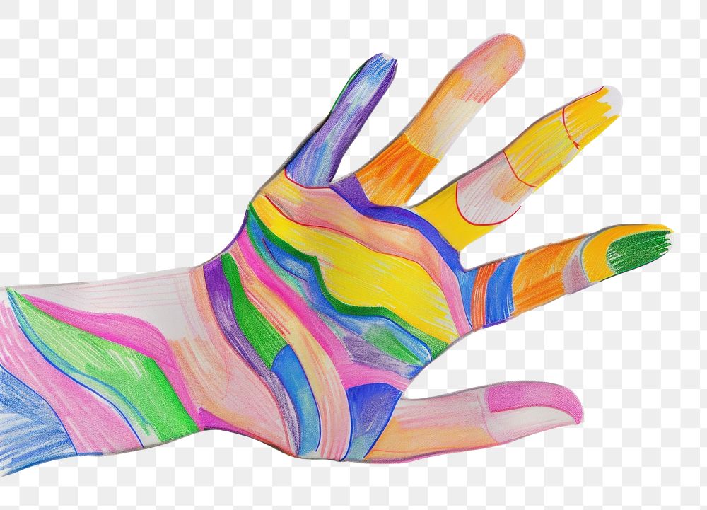 PNG Hand drawing finger art.