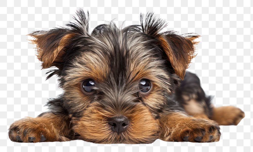 PNG Beg baby yorkshire terrier mammal animal puppy.