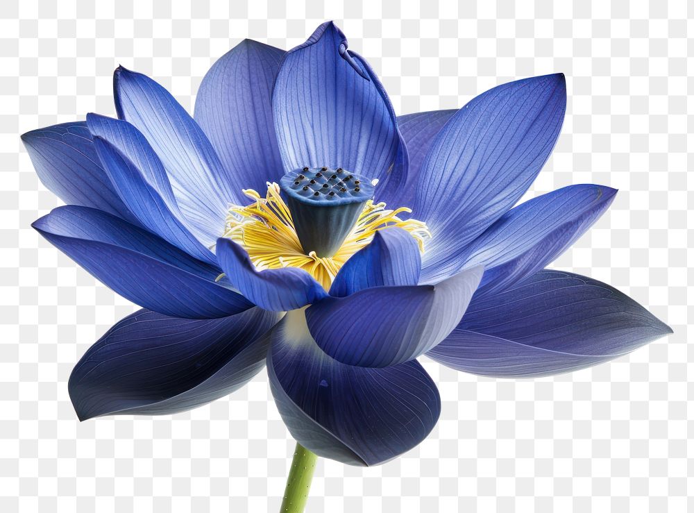 PNG Blue lotus blossom flower petal.